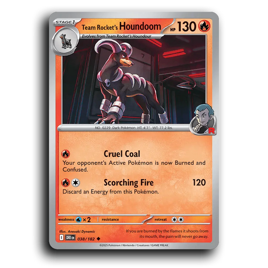 Team Rocket's Houndoom - 038/182 [Destined Rivals]