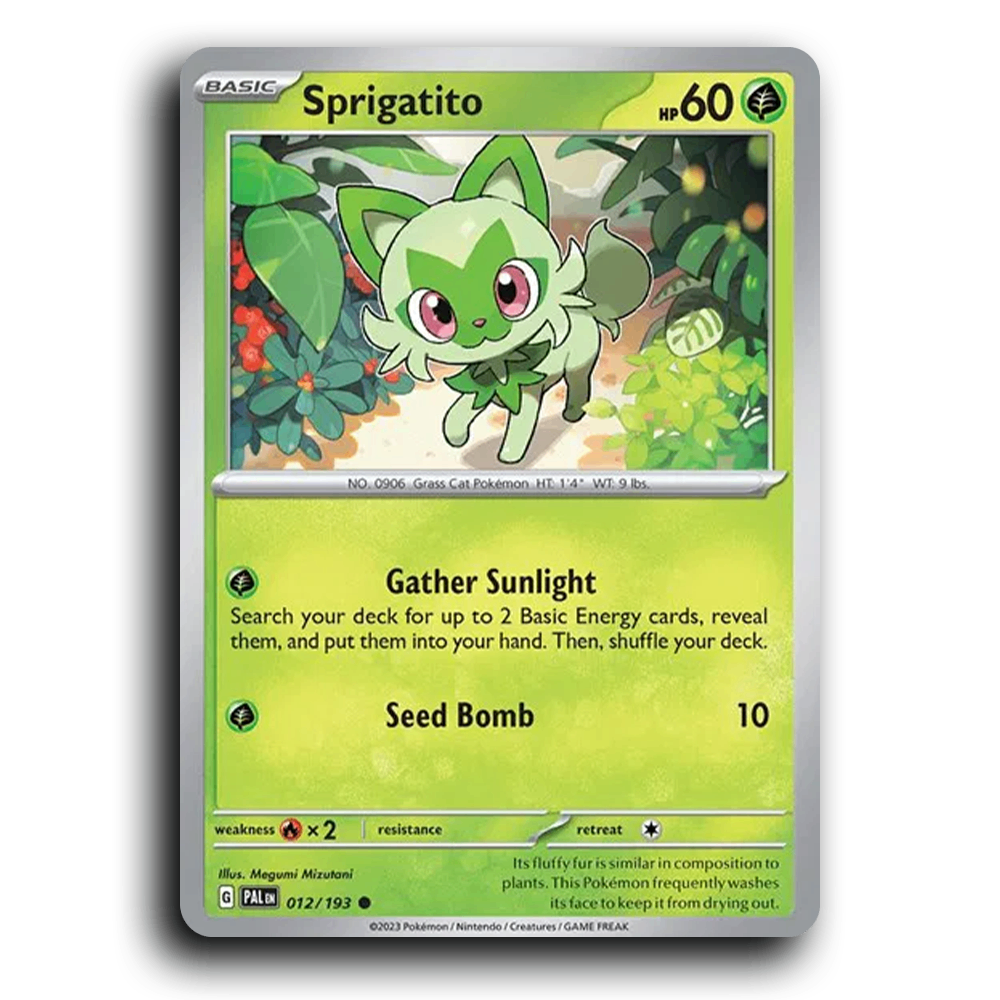 Sprigatito (012/193) [Paldea Evolved] Common Pokemon Card TCG Near Mint NM