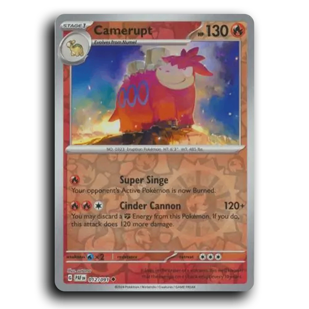 Camerupt (012/091) [Paldean Fates]