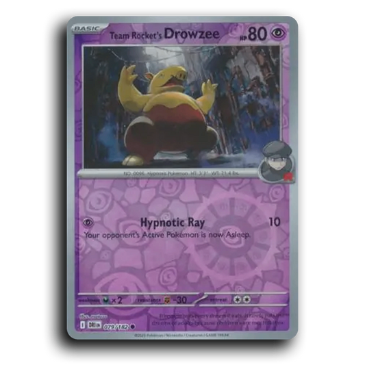 Team Rocket's Drowzee (079/182) [Destined Rivals]