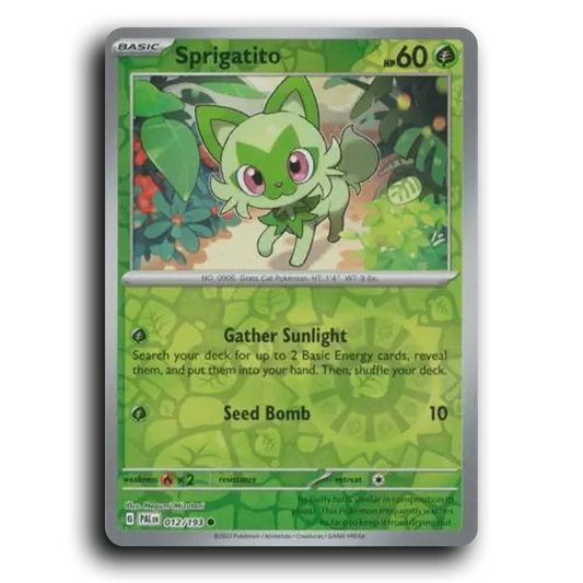 Sprigatito (012/193) [Paldea Evolved] Common Pokemon Card TCG Near Mint NM Reverse Holo