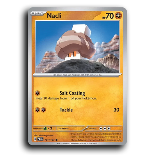 Nacli (121/193) [Paldea Evolved] Common Pokemon Card TCG Near Mint NM