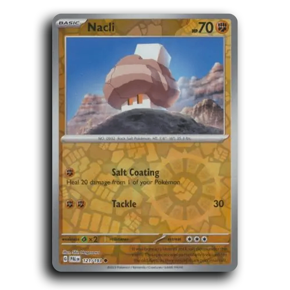 Nacli (121/193) [Paldea Evolved] Common Pokemon Card TCG Near Mint NM Reverse Holo