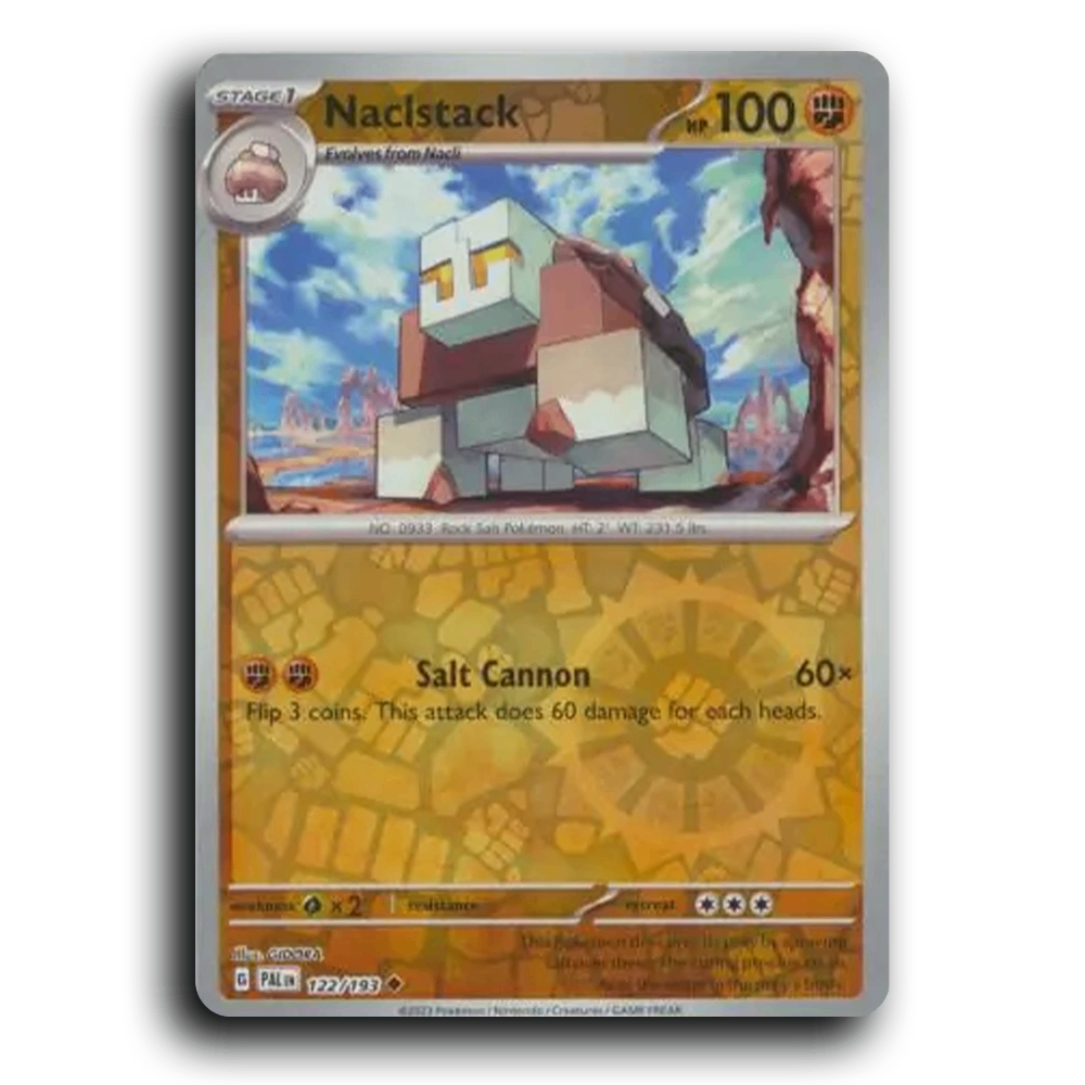 Naclstack (122/193) [Paldea Evolved] Uncommon Pokemon Card TCG Near Mint NM Reverse Holo