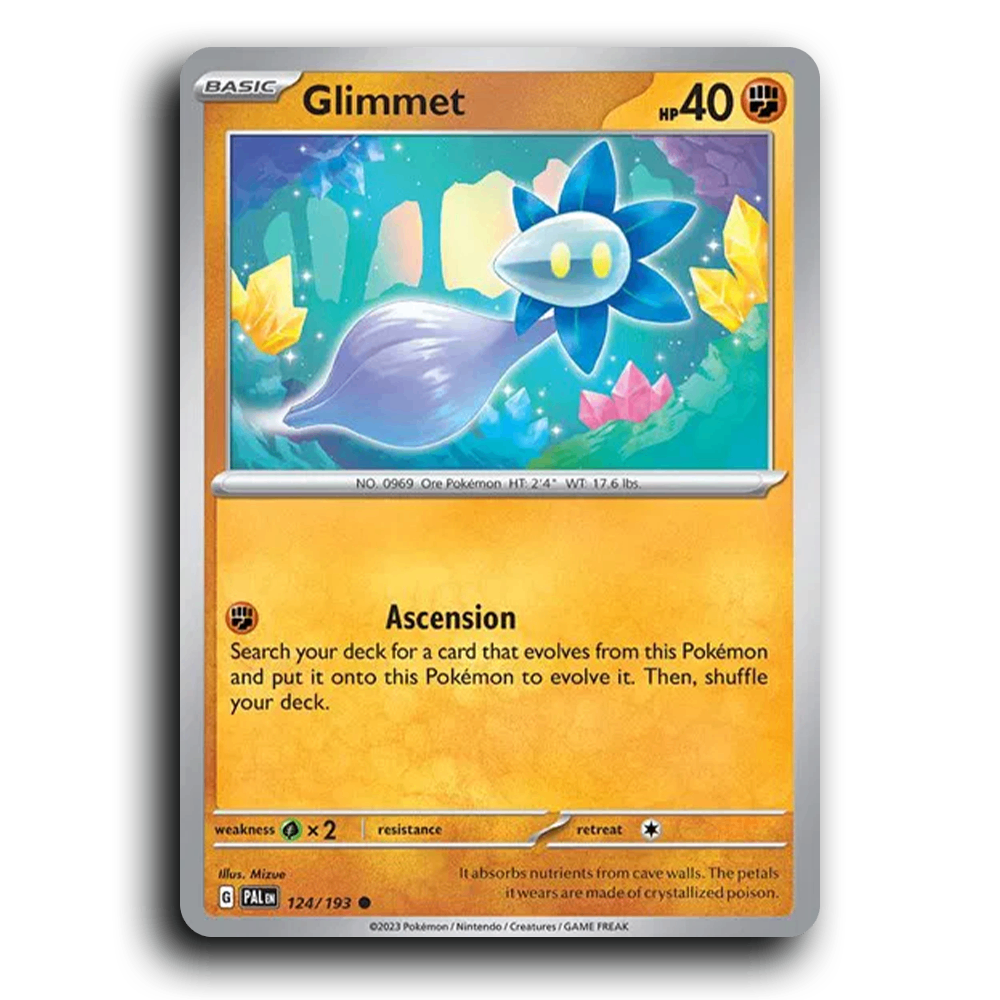 Glimmet (124/193) [Paldea Evolved] Common Pokemon Card TCG Near Mint NM