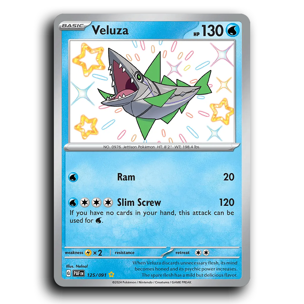 Veluza (125/091) [Paldean Fates]