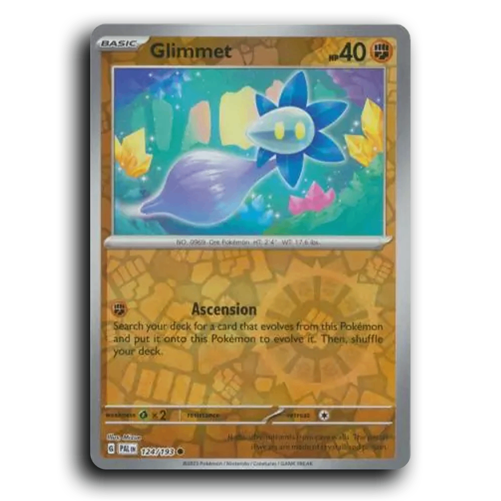 Glimmet (124/193) [Paldea Evolved] Common Pokemon Card TCG Near Mint NM Reverse Holo
