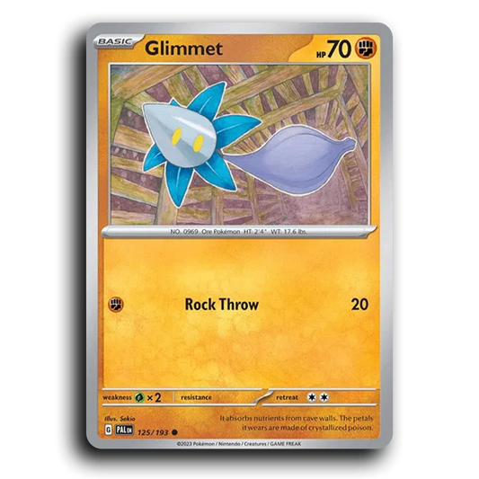 Glimmet (125/193) [Paldea Evolved] Common Pokemon Card TCG Near Mint NM