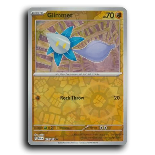 Glimmet (125/193) [Paldea Evolved] Common Pokemon Card TCG Near Mint NM Reverse Holo