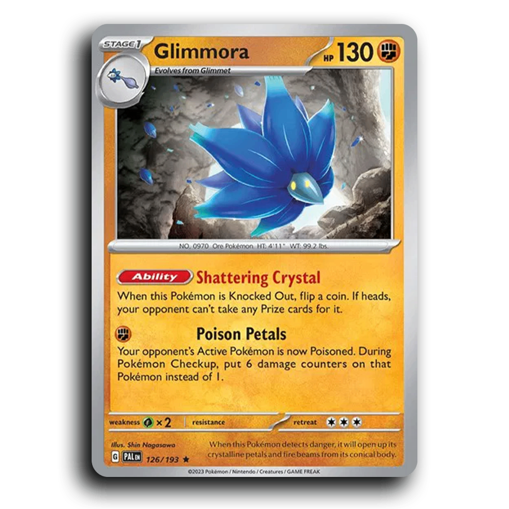 Glimmora (126/193) [Paldea Evolved] Rare Pokemon Card TCG Near Mint NM