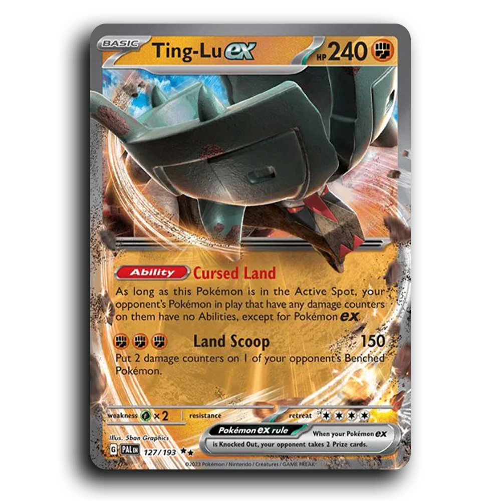 Ting-Lu ex (127/193) [Paldea Evolved] Double Rare Pokemon Card TCG Near Mint NM