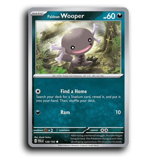 Paldean Wooper (128/193) [Paldea Evolved] Common Pokemon Card TCG Near Mint NM
