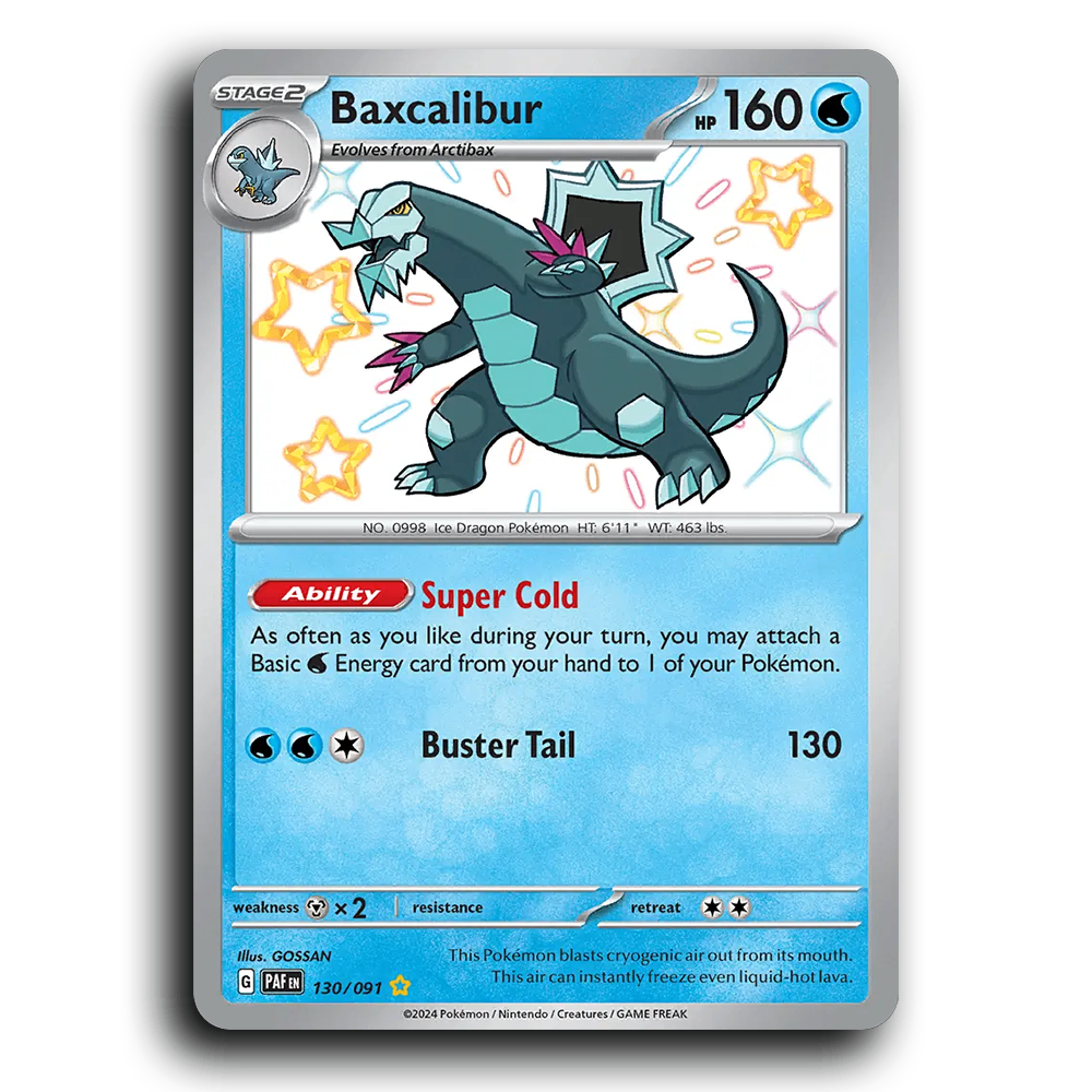 Baxcalibur (130/091) [Paldean Fates]