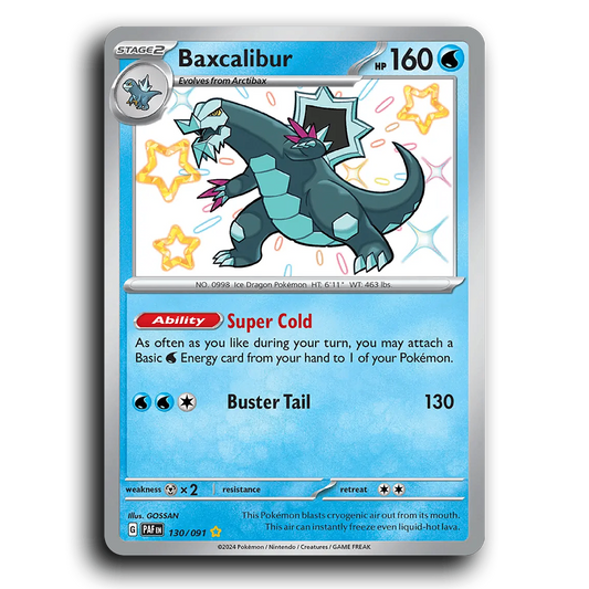 Baxcalibur (130/091) [Paldean Fates]