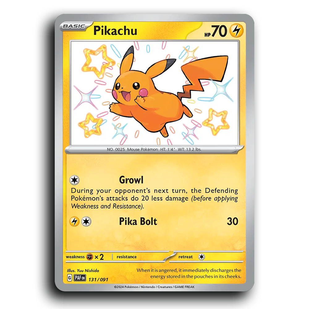 Pikachu (131/091) [Paldean Fates]