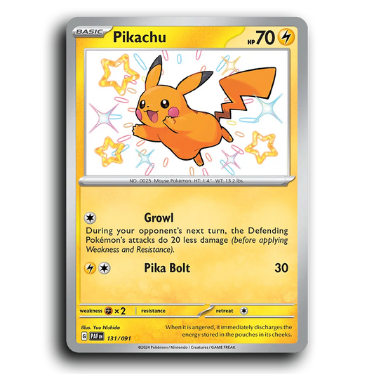 Pikachu (131/091) [Paldean Fates]