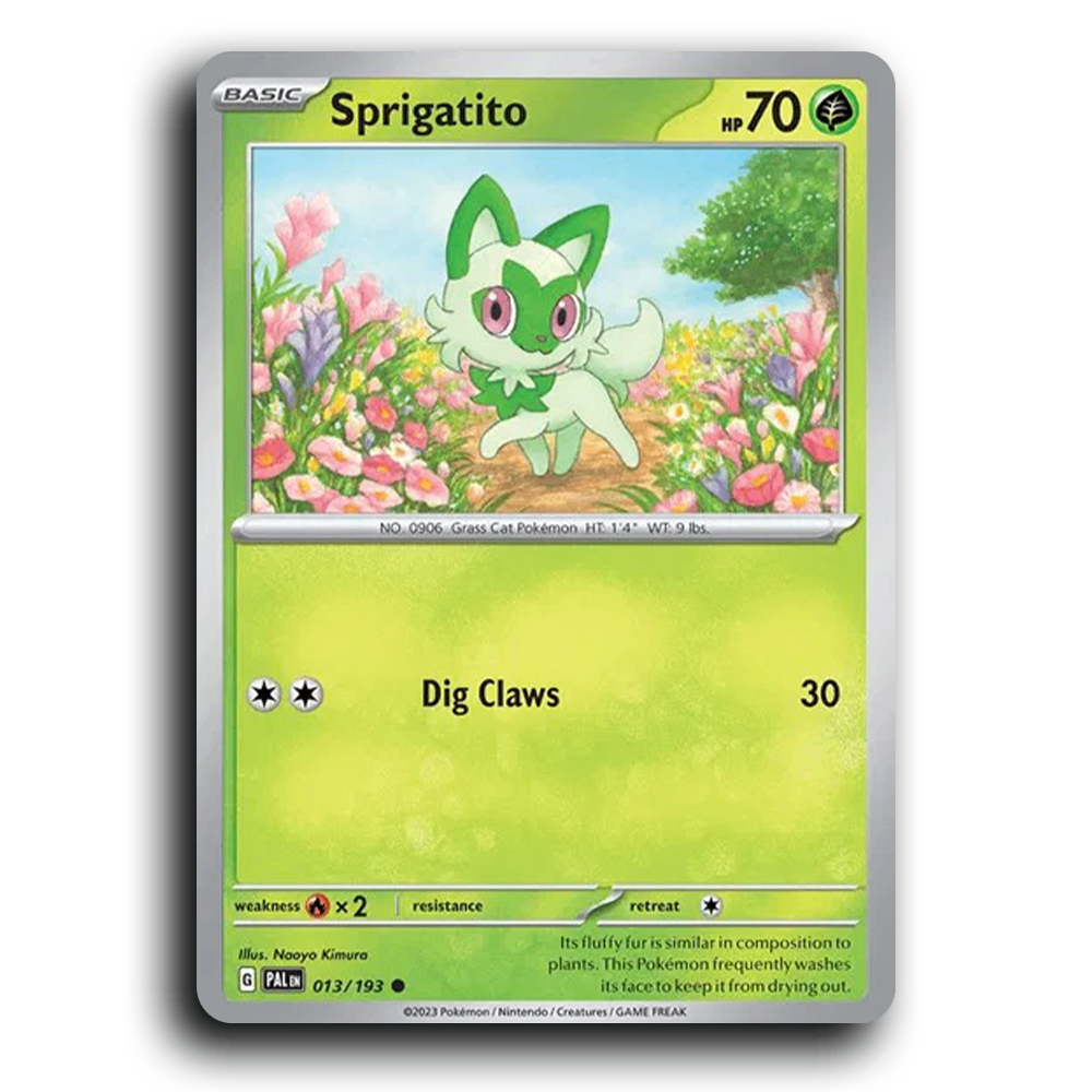 Sprigatito (013/193) [Paldea Evolved] Common Pokemon Card TCG Near Mint NM