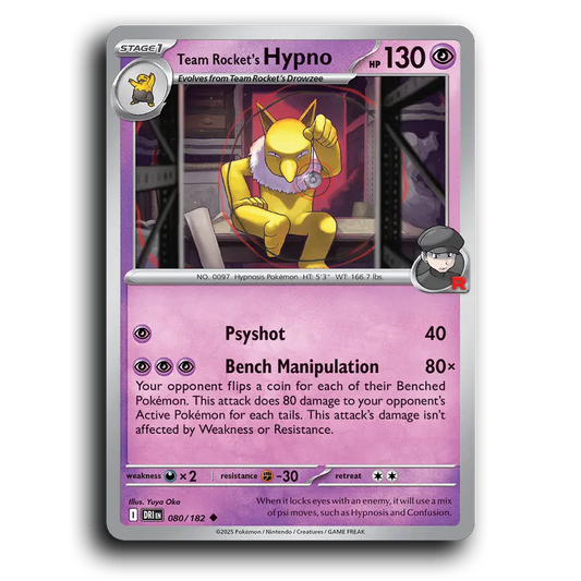 Team Rocket's Hypno - 080/182 [SV10 - Destined Rivals]