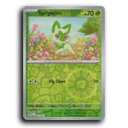 Sprigatito (013/193) [Paldea Evolved] Common Pokemon Card TCG Near Mint NM Reverse Holo
