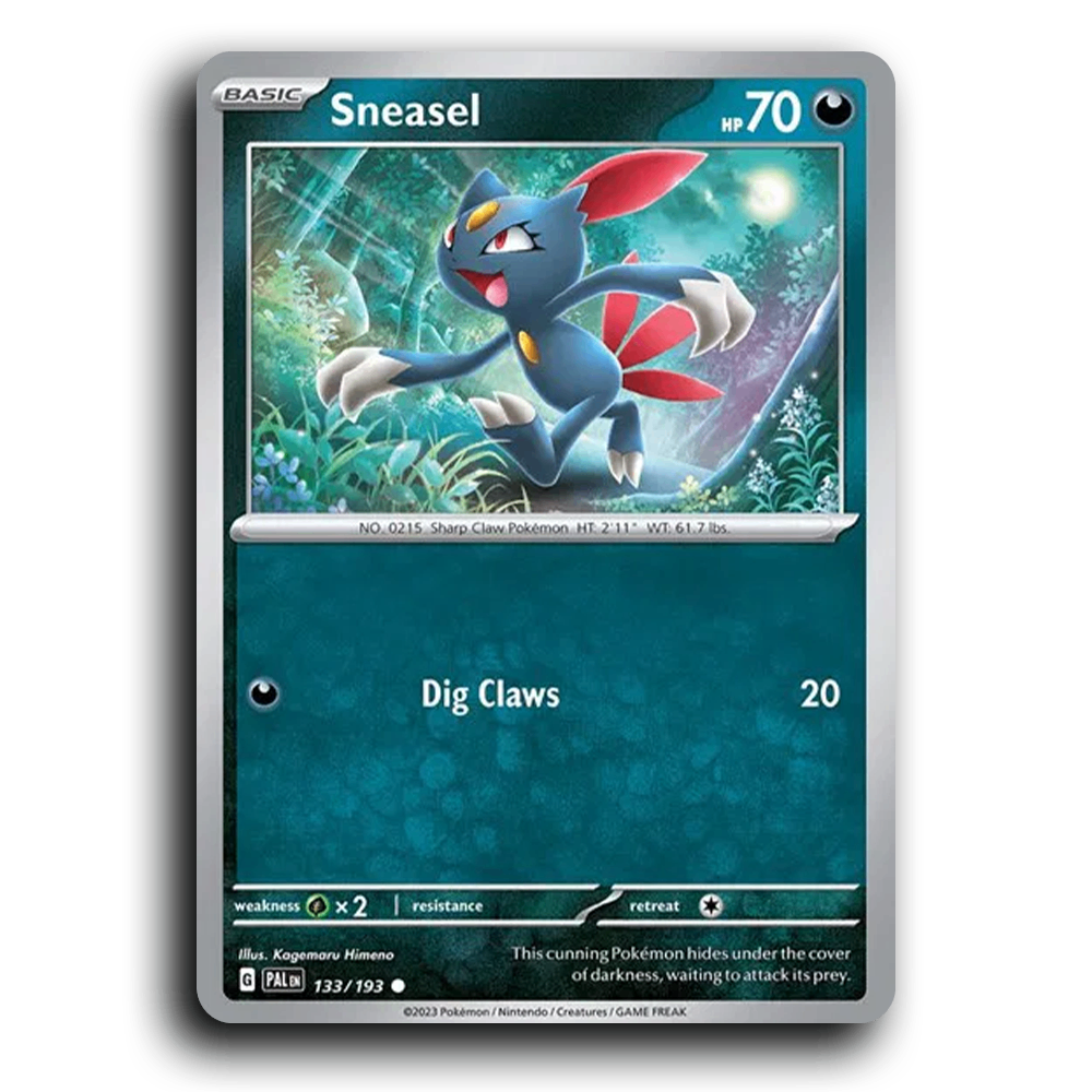 Sneasel (133/193) [Paldea Evolved] Common Pokemon Card TCG Near Mint NM
