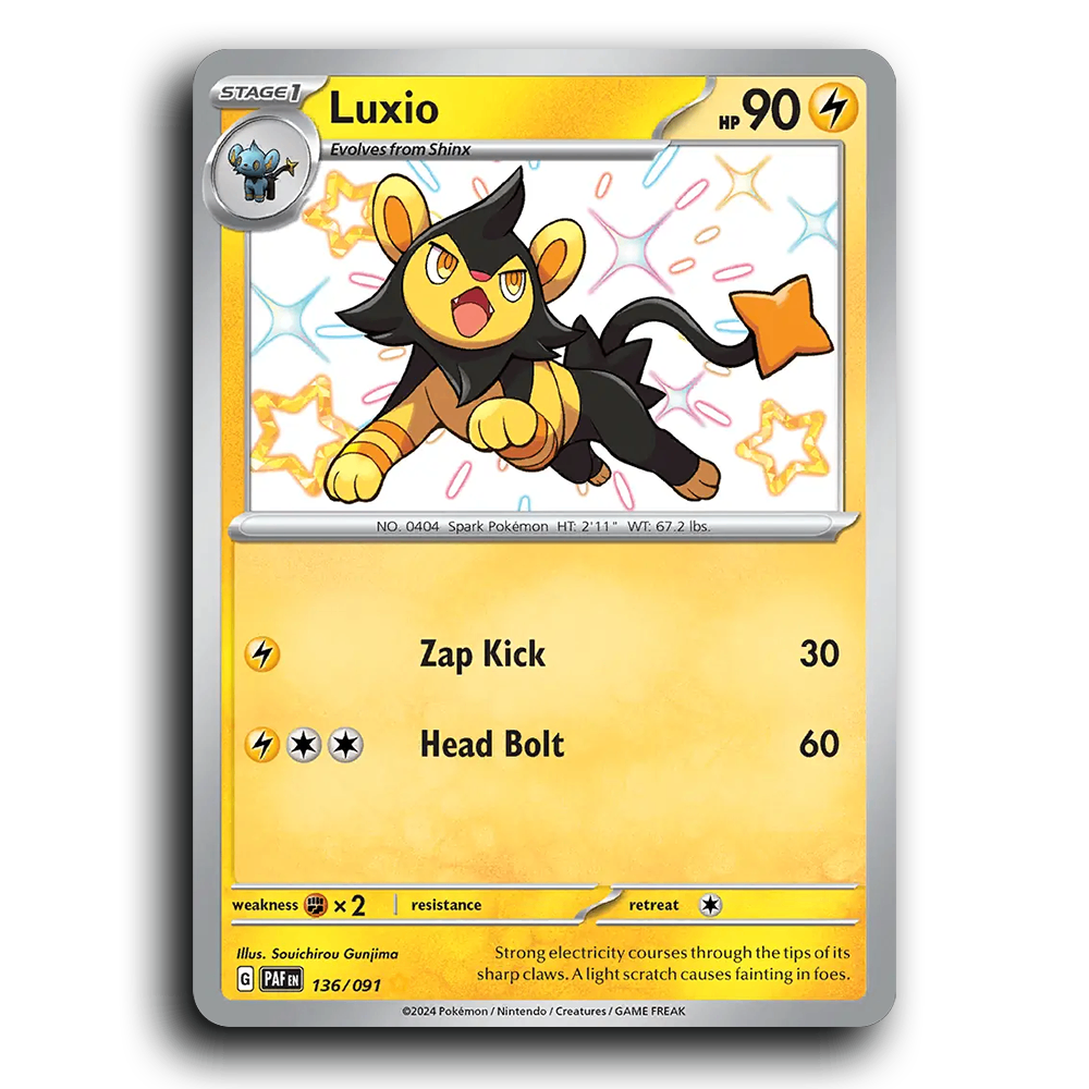 Luxio (136/091) [Paldean Fates]