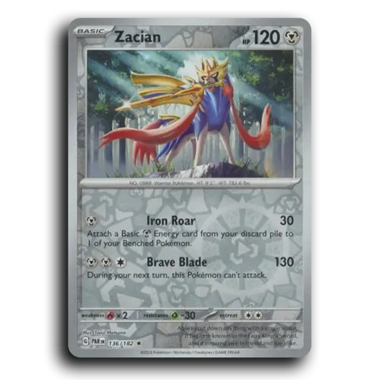 Zacian (136/182) [Paradox Rift]