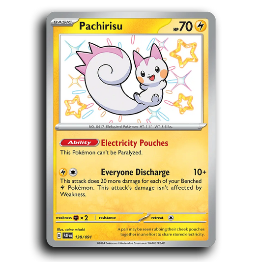 Pachirisu (138/091) [Paldean Fates]