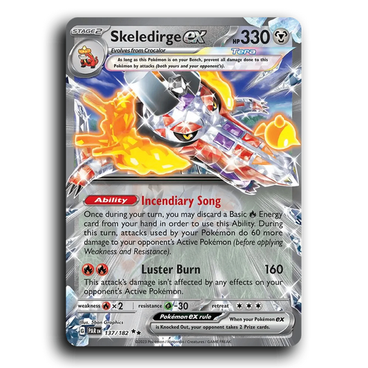 Skeledirge ex (137/182) [Paradox Rift]