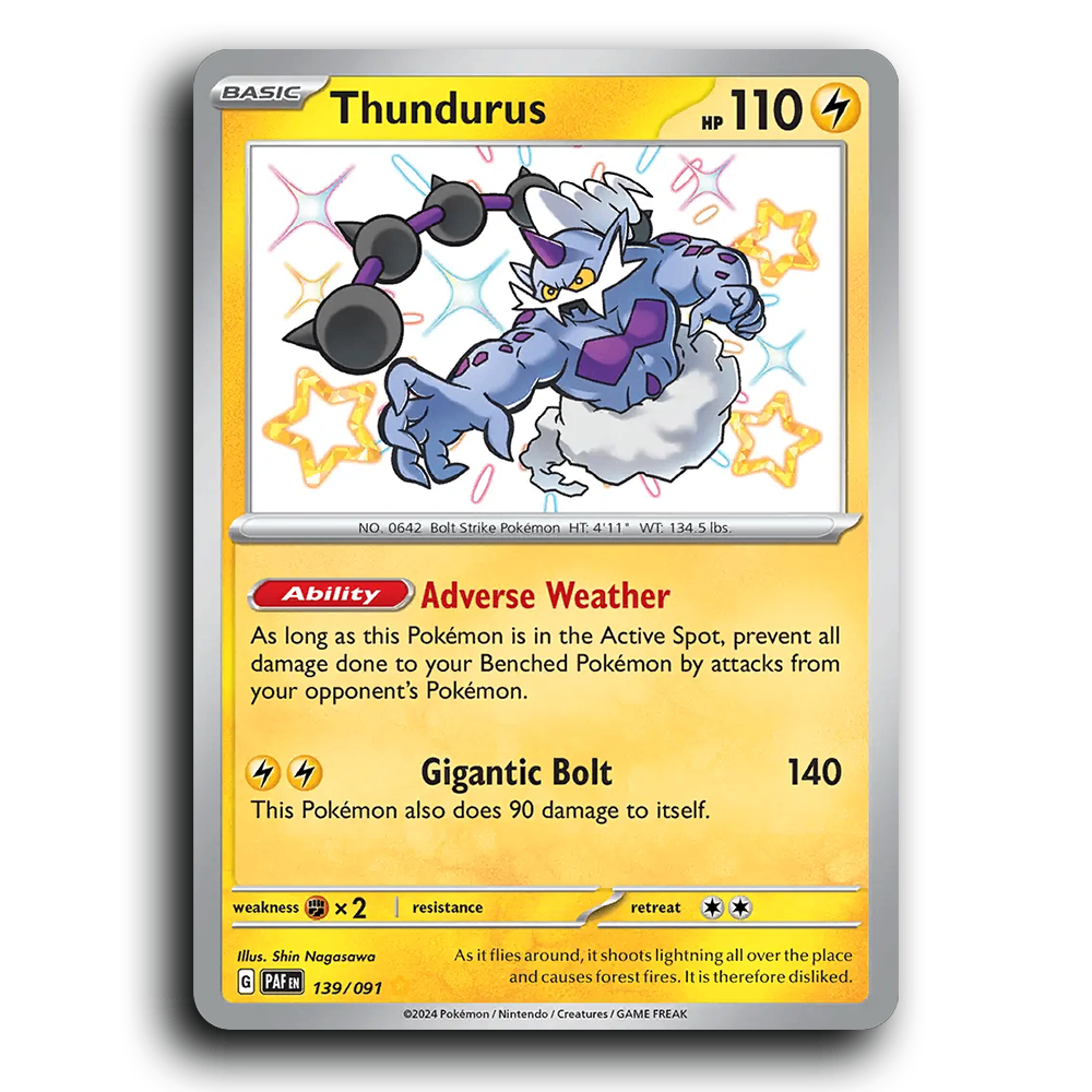 Thundurus (139/091) [Paldean Fates]