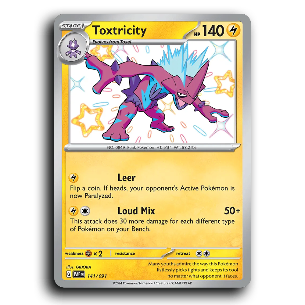 Toxtricity (141/091) [Paldean Fates]