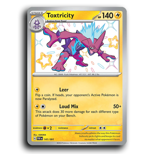Toxtricity (141/091) [Paldean Fates]