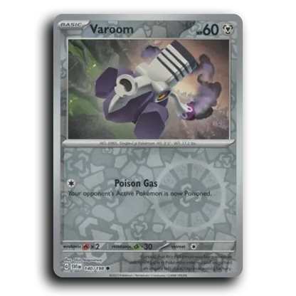 Varoom (140/198) [Scarlet & Violet] Common Shin Nagasawa Pokemon Card TCG Near Mint NM Reverse Holo