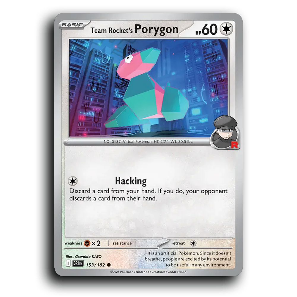 Team Rocket's Porygon - 153/182 [Destined Rivals]