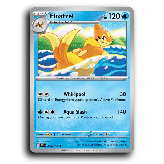 Floatzel - 058/182 [Destined Rivals]