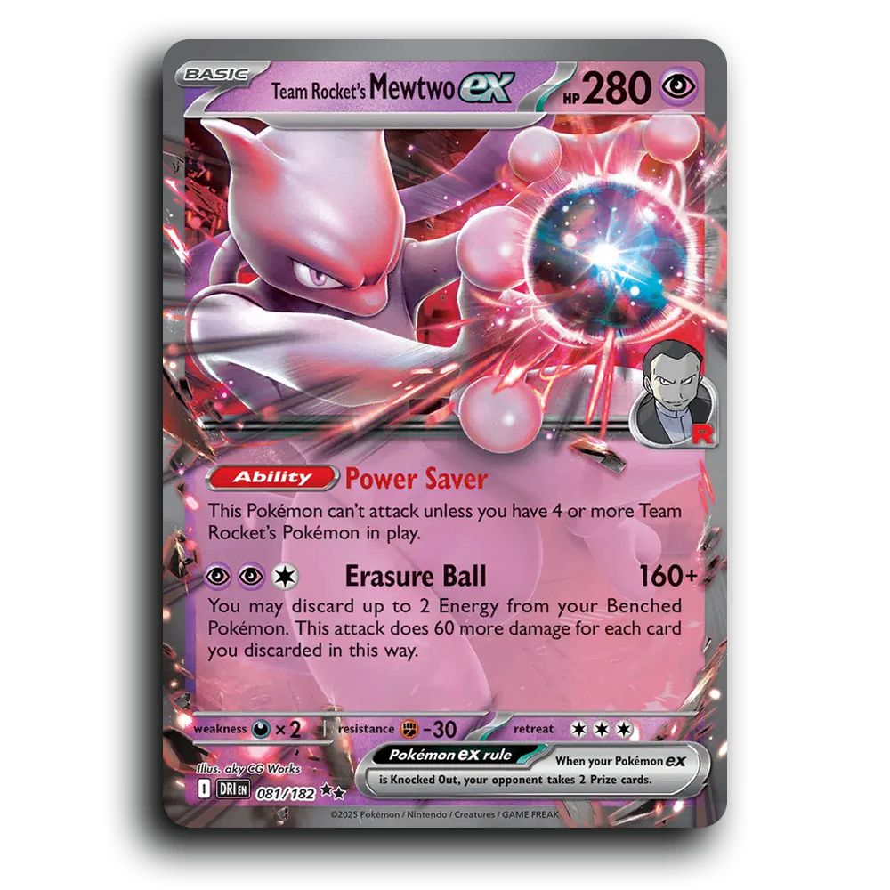 Team Rocket's Mewtwo ex - 081/182 [SV10 - Destined Rivals]