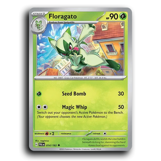 Floragato (014/193) [Paldea Evolved] Uncommon Pokemon Card TCG Near Mint NM
