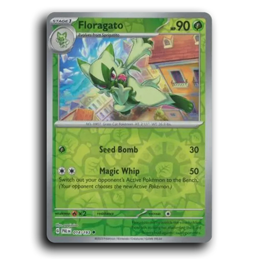 Floragato (014/193) [Paldea Evolved] Uncommon Pokemon Card TCG Near Mint NM Reverse Holo