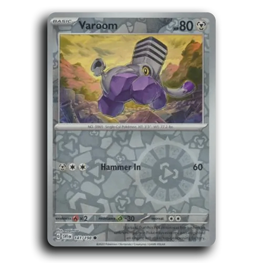 Varoom (141/198) [Scarlet & Violet] Common nagimiso Pokemon Card TCG Near Mint NM Reverse Holo