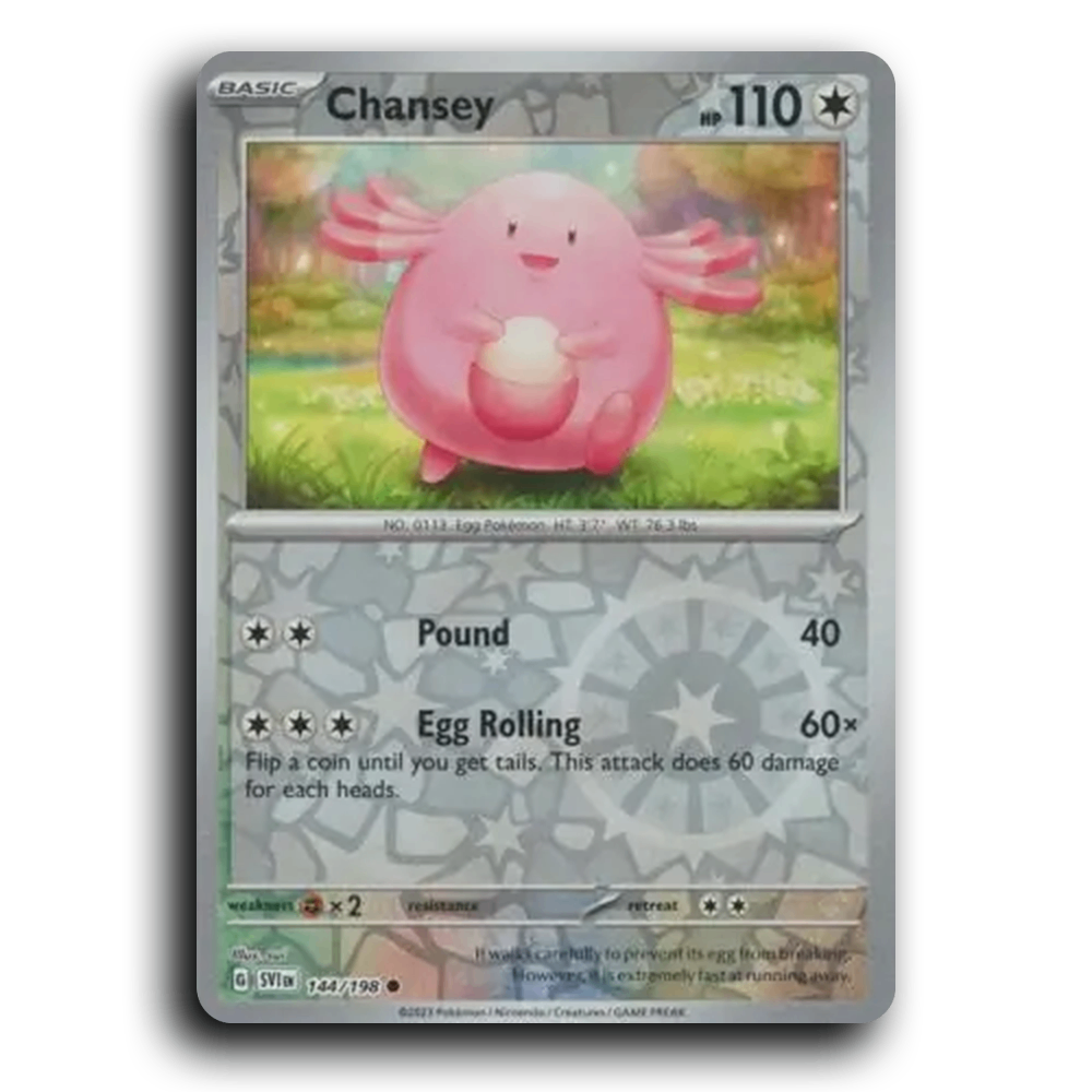 Chansey (144/198) [Scarlet & Violet] Common sui Pokemon Card TCG Near Mint NM Reverse Holo