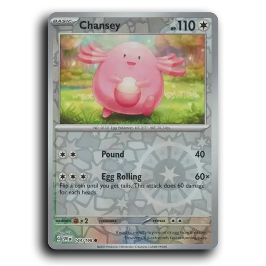 Chansey (144/198) [Scarlet & Violet] Common sui Pokemon Card TCG Near Mint NM Reverse Holo