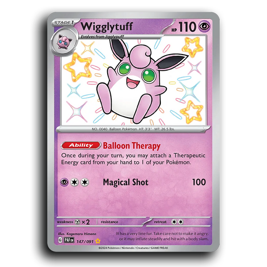 Wigglytuff (147/091) [Paldean Fates]