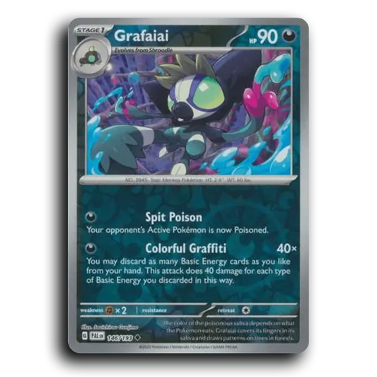 Grafaiai (146/193) [Paldea Evolved] Uncommon Pokemon Card TCG Near Mint NM Reverse Holo