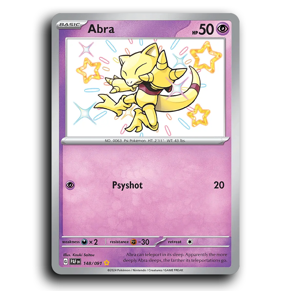 Abra (148/091) [Paldean Fates]