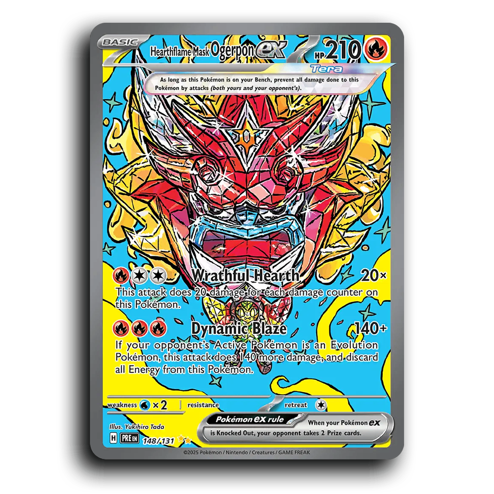 Hearthflame Mask Ogerpon ex - 148/131 [Prismatic Evolutions]