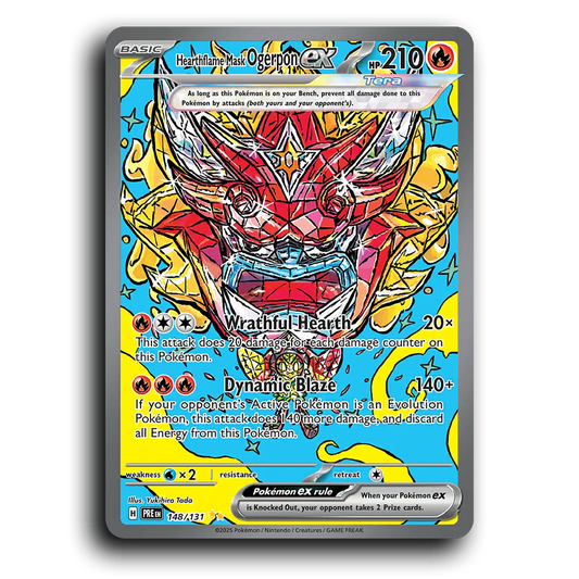 Hearthflame Mask Ogerpon ex - 148/131 [Prismatic Evolutions]