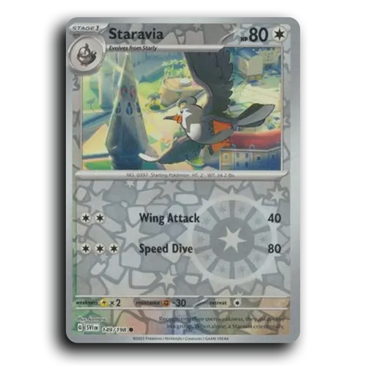 Staravia (149/198) [Scarlet & Violet] Common kantaro Pokemon Card TCG Near Mint NM Reverse Holo