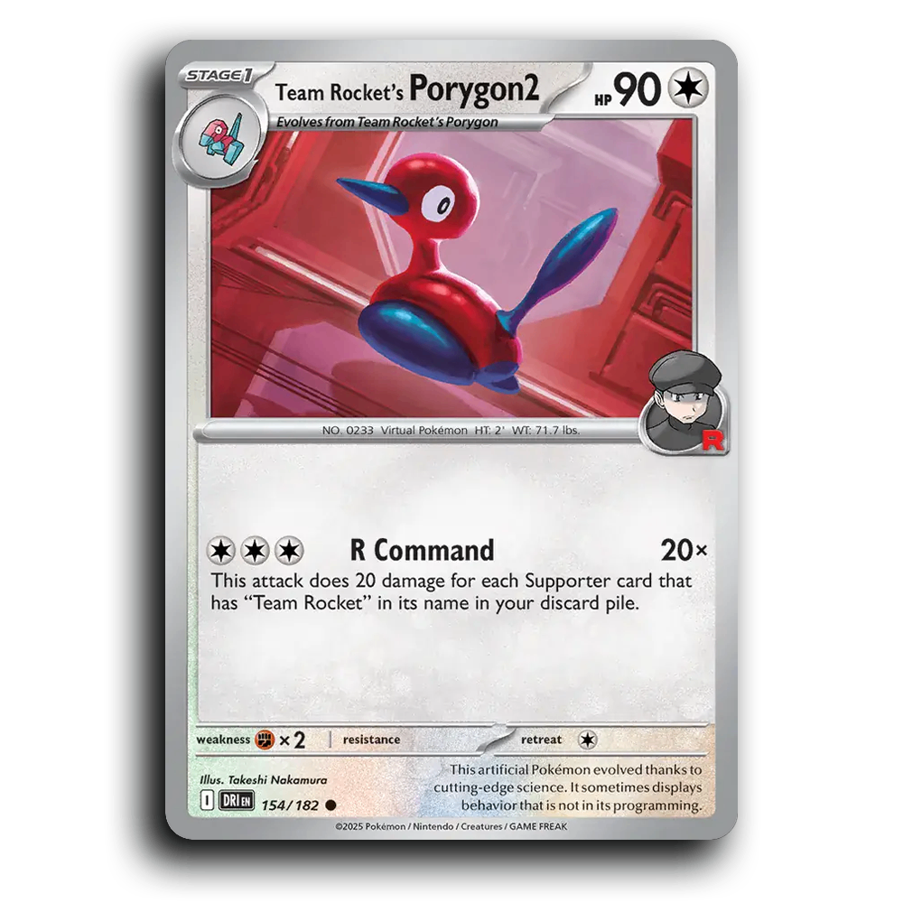 Team Rocket's Porygon2 - 154/182 [Destined Rivals]