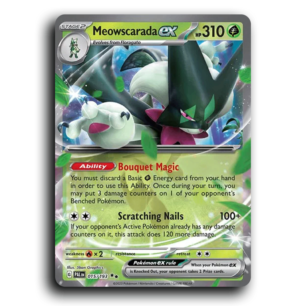 Meowscarada ex (015/193) [Paldea Evolved] Double Rare Pokemon Card TCG Near Mint NM