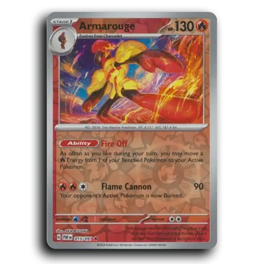 Armarouge (015/091) [Paldean Fates]