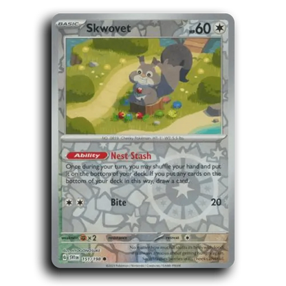 Skwovet (151/198) [Scarlet & Violet] Common HYOGONOSUKE Pokemon Card TCG Near Mint NM Reverse Holo
